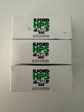 Ilford Harman HP5 Plus 400 ISO Black and White 120 Film- 3 Pack *EXPIRED*